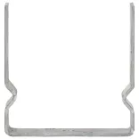 6 db ezüstszínű horganyzott acél kerítéshorgony 14 x 6 x 15 cm