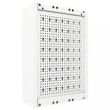 szürke és fekete ipari stílusú fém fali szerszámos szekrény