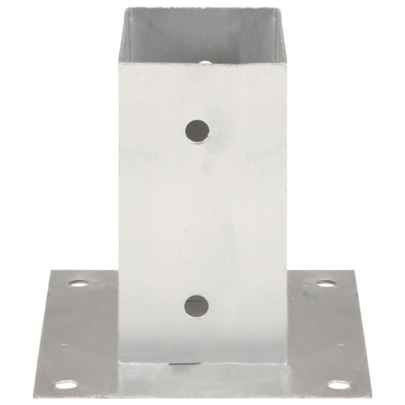 4 db horganyzott fém oszloprögzítő 71 mm