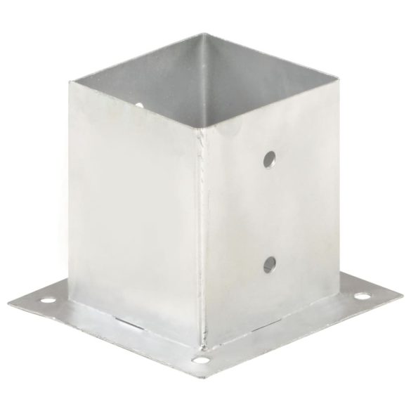 4 db horganyzott fém oszloprögzítő 121 mm