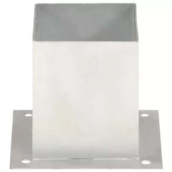 4 db horganyzott fém oszloprögzítő 121 mm