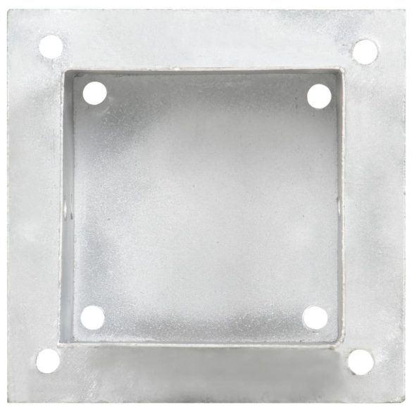 4 db horganyzott fém oszloprögzítő 121 mm