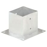 4 db horganyzott fém oszloprögzítő 141 mm