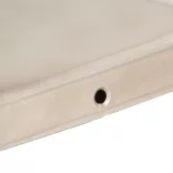 6 db gúla alakú rozsdamentes acél kerítésoszlop-sapka 71x71 mm