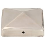 6 db gúla alakú rozsdamentes acél kerítésoszlop-sapka 91x91 mm