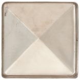 6 db gúla alakú rozsdamentes acél kerítésoszlop-sapka 91x91 mm