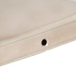 6 db gúla alakú rozsdamentes acél kerítésoszlop-sapka 91x91 mm