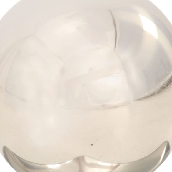 6 db gömb alakú rozsdamentes acél kerítésoszlop-sapka 91x91 mm