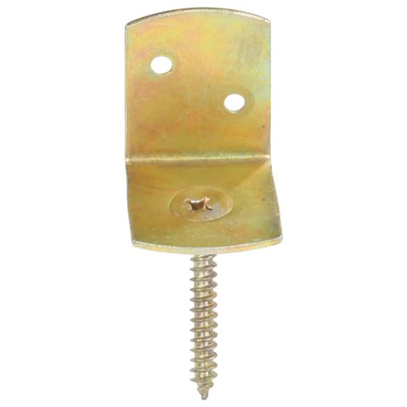 4 db L alakú horganyzott fém kerítéspaneltartó