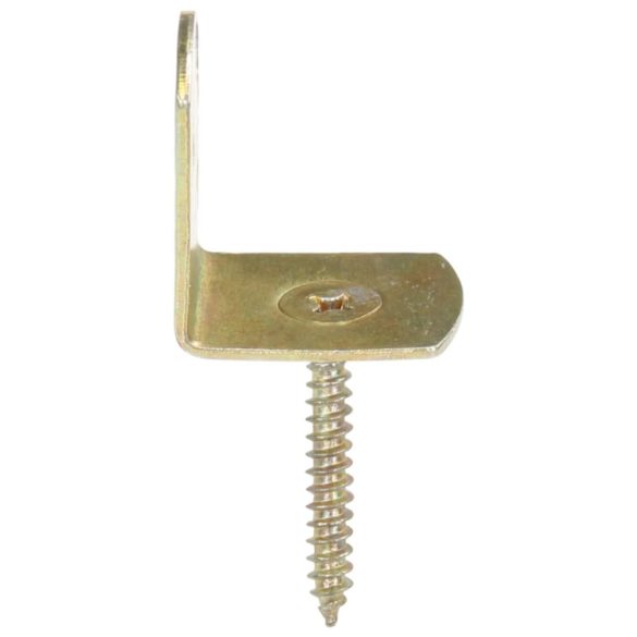 4 db L alakú horganyzott fém kerítéspaneltartó