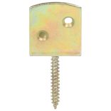 4 db L alakú horganyzott fém kerítéspaneltartó