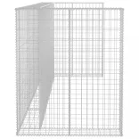 horganyzott acél gabionfal szemeteskukákhoz 320 x 100 x 120 cm