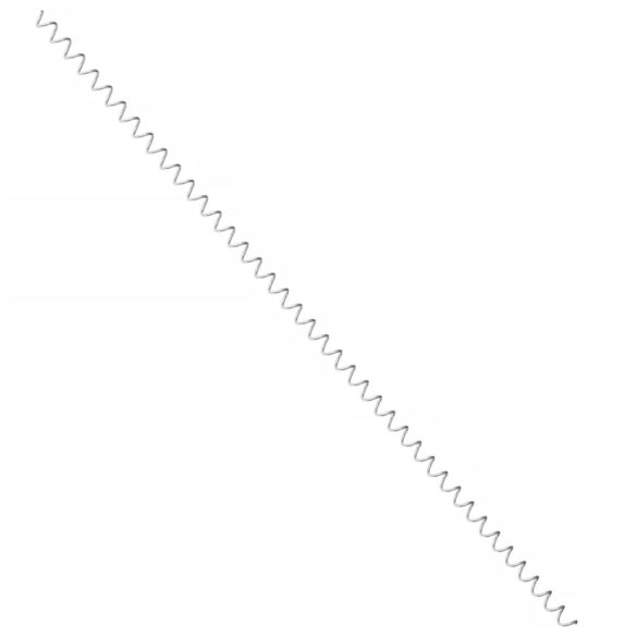 24 db horganyzott acél gabionspirál 100 cm