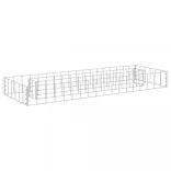 horganyzott acél gabion magaságyás 90 x 30 x 10 cm