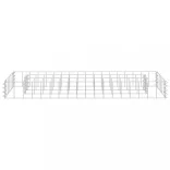 horganyzott acél gabion magaságyás 90 x 30 x 10 cm