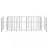 horganyzott acél gabion magaságyás 90 x 30 x 30 cm