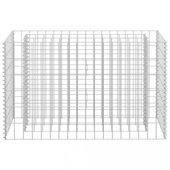 horganyzott acél gabion magaságyás 90 x 30 x 60 cm