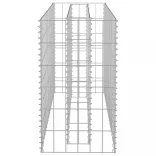 horganyzott acél gabion magaságyás 90 x 30 x 60 cm
