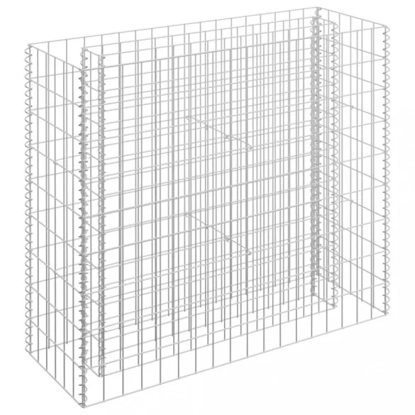 horganyzott acél gabion magaságyás 90 x 30 x 90 cm