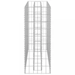 horganyzott acél gabion magaságyás 90 x 30 x 90 cm