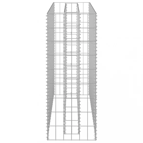 horganyzott acél gabion magaságyás 90 x 30 x 90 cm