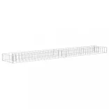 horganyzott acél gabion magaságyás 180 x 30 x 10 cm
