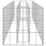 horganyzott acél gabion magaságyás 180 x 30 x 30 cm