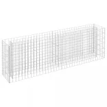 horganyzott acél gabion magaságyás 180 x 30 x 60 cm