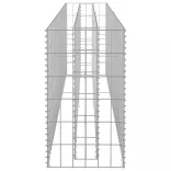 horganyzott acél gabion magaságyás 180 x 30 x 60 cm