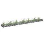 horganyzott acél gabion magaságyás 270 x 30 x 10 cm