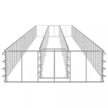 horganyzott acél gabion magaságyás 270 x 30 x 10 cm