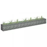 horganyzott acél gabion magaságyás 270 x 30 x 30 cm