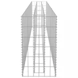 horganyzott acél gabion magaságyás 270 x 30 x 60 cm