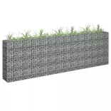 horganyzott acél gabion magaságyás 270 x 30 x 90 cm