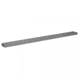 horganyzott acél gabion magaságyás 360 x 30 x 10 cm