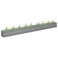 horganyzott acél gabion magaságyás 360 x 30 x 30 cm