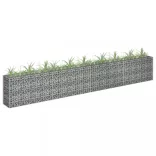 horganyzott acél gabion magaságyás 360 x 30 x 60 cm