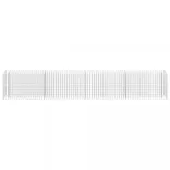 horganyzott acél gabion magaságyás 360 x 30 x 60 cm