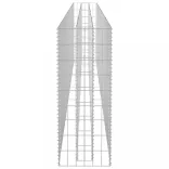 horganyzott acél gabion magaságyás 360 x 30 x 90 cm