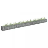 horganyzott acél gabion magaságyás 450 x 30 x 30 cm