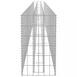 horganyzott acél gabion magaságyás 450 x 30 x 60 cm