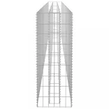 horganyzott acél gabion magaságyás 450 x 30 x 90 cm
