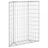 trapéz alakú horganyzott acél gabion magaságyás 80x20x100 cm