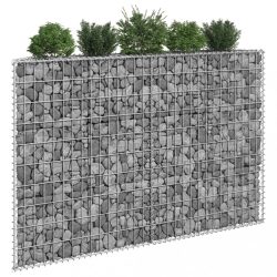   trapéz alakú horganyzott acél gabion magaságyás 150x20x100 cm