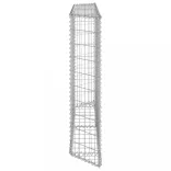 trapéz alakú horganyzott acél gabion magaságyás 150x20x100 cm