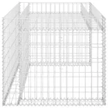acélhuzal fűnyírótároló magaságyással 110 x 80 x 60 cm