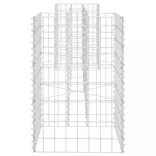 H alakú acéldrót virágtartó gabion 260 x 40 x 60 cm