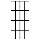 átlátszó edzett üveg zuhanyfal 90 x 195 cm