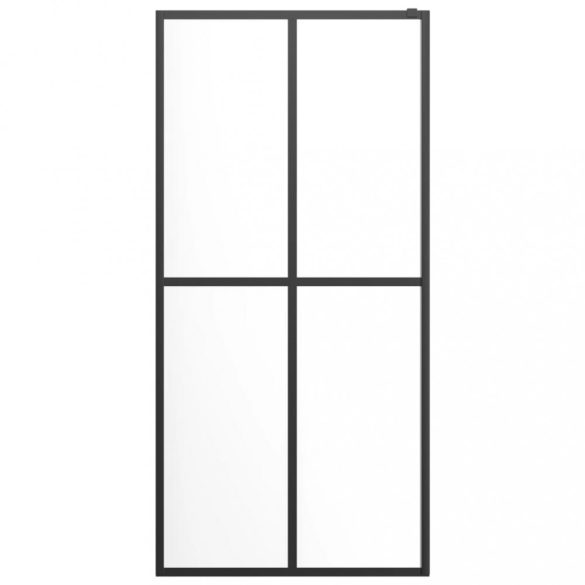 átlátszó edzett üveg zuhanyfal 80 x 195 cm