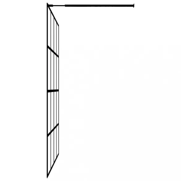 homályosított edzett üveg zuhanyfal 118 x 190 cm